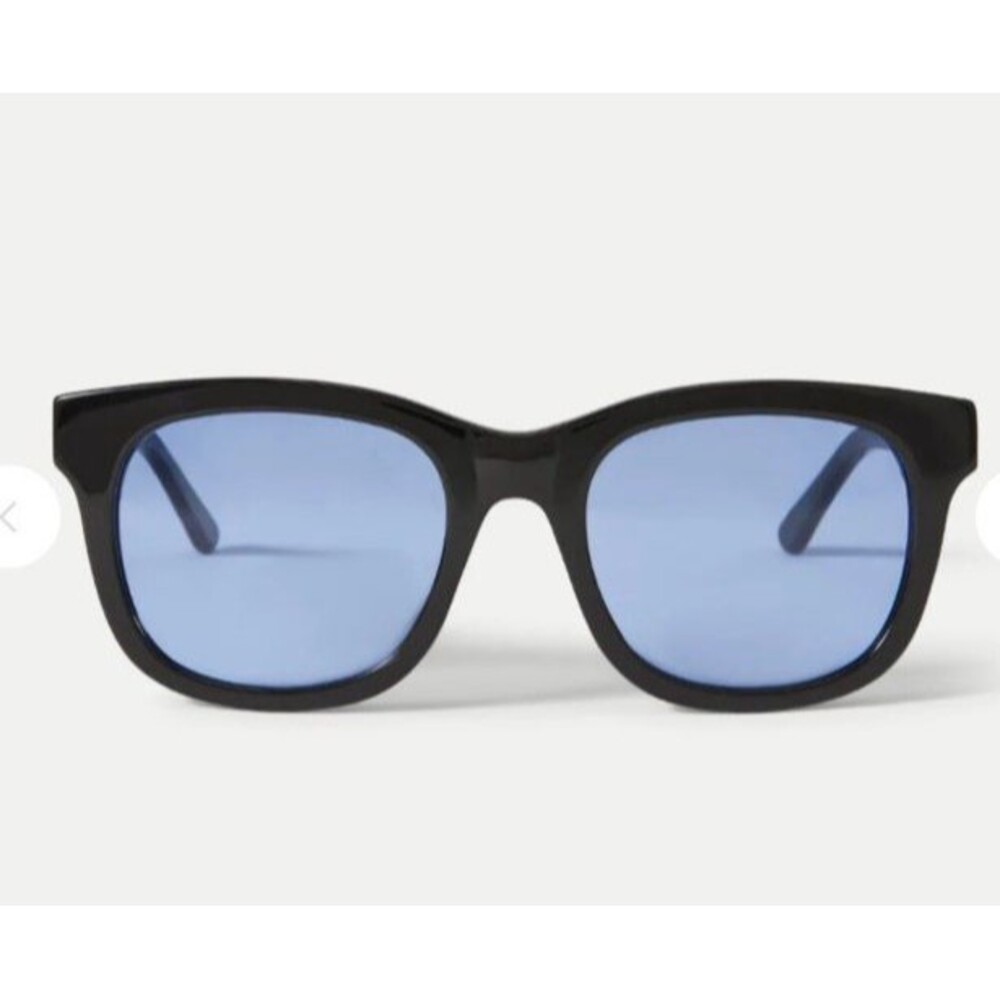 Veronica Beard Jane Square Frame Sunglasses Black NWB - Picture 3 of 9